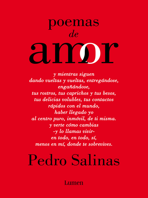 Detalles del título Poemas de amor de Pedro Salinas - Lista de espera